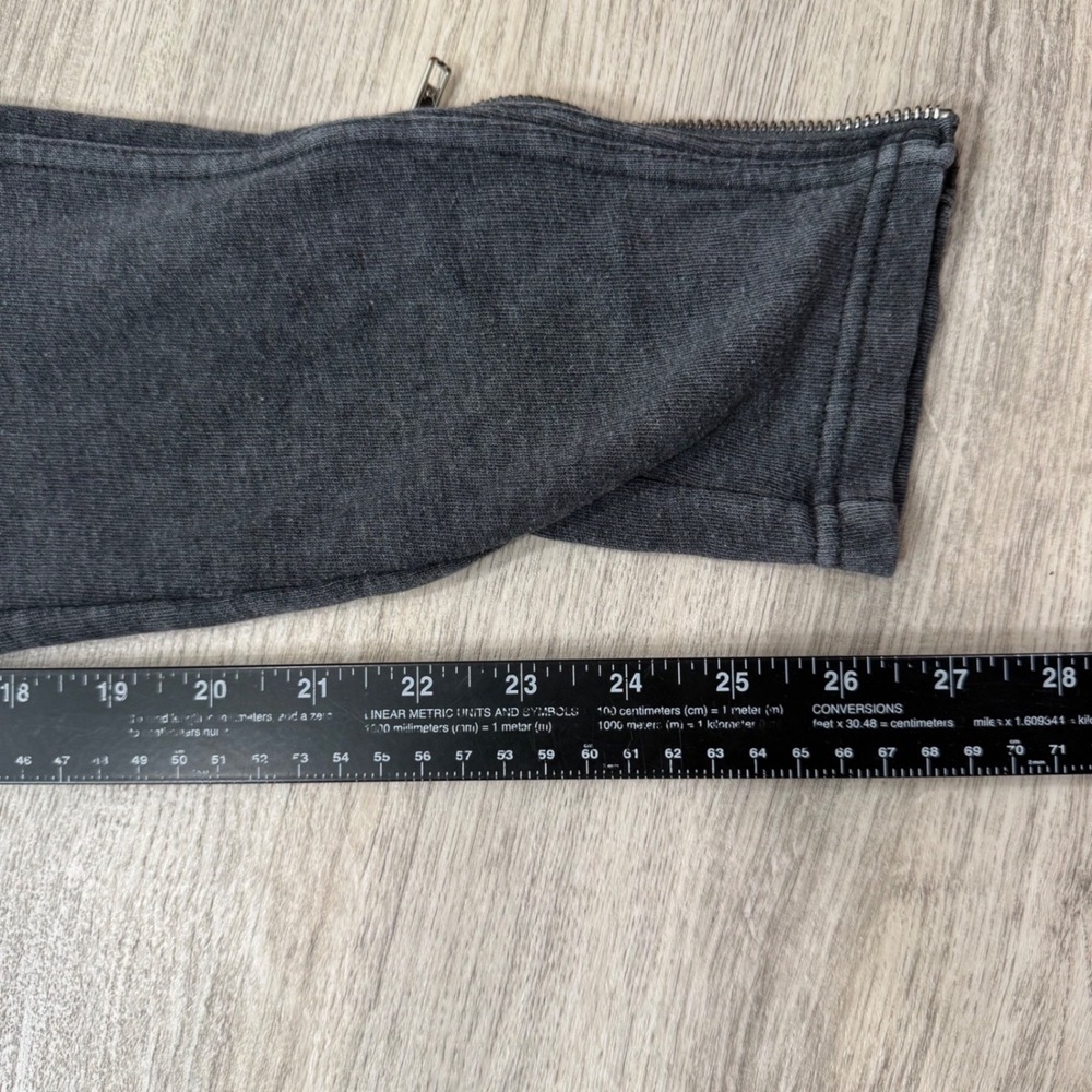 PINK Victorias Secret Charcoal Gray Acid Wash Ankle Zip Joggers XS - Picture 4 of 11